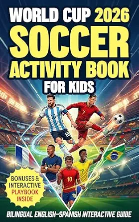 World Cup 2026 Soccer Activity Book for Kids book cover