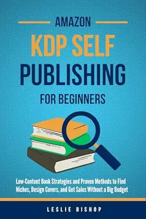 Amazon KDP Self Publishing for Beginners book cover