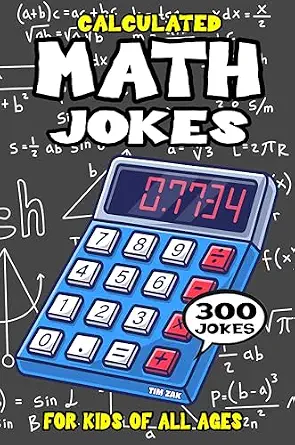 Math Joke Book for Kids book cover